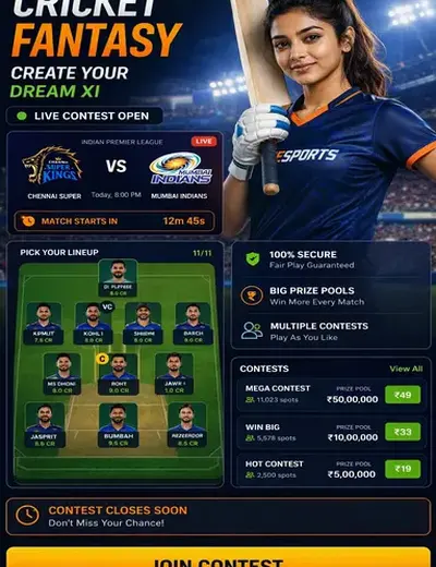 Milanopen (milan day open) fantasy cricket & matchday visual 3